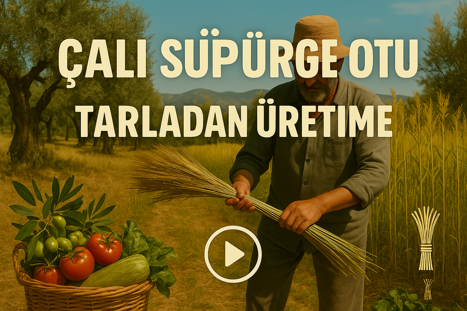 Şerbetçi Süpürgecilik - Süpürge Otu Üretimi Video -1